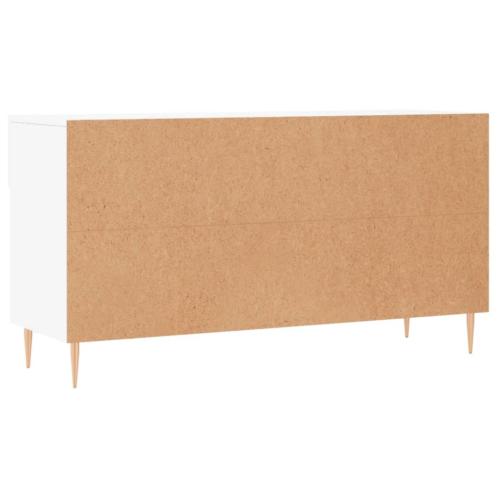 Banc à chaussures blanc 102x35x55 cm bois d'ingénierie - XIOS