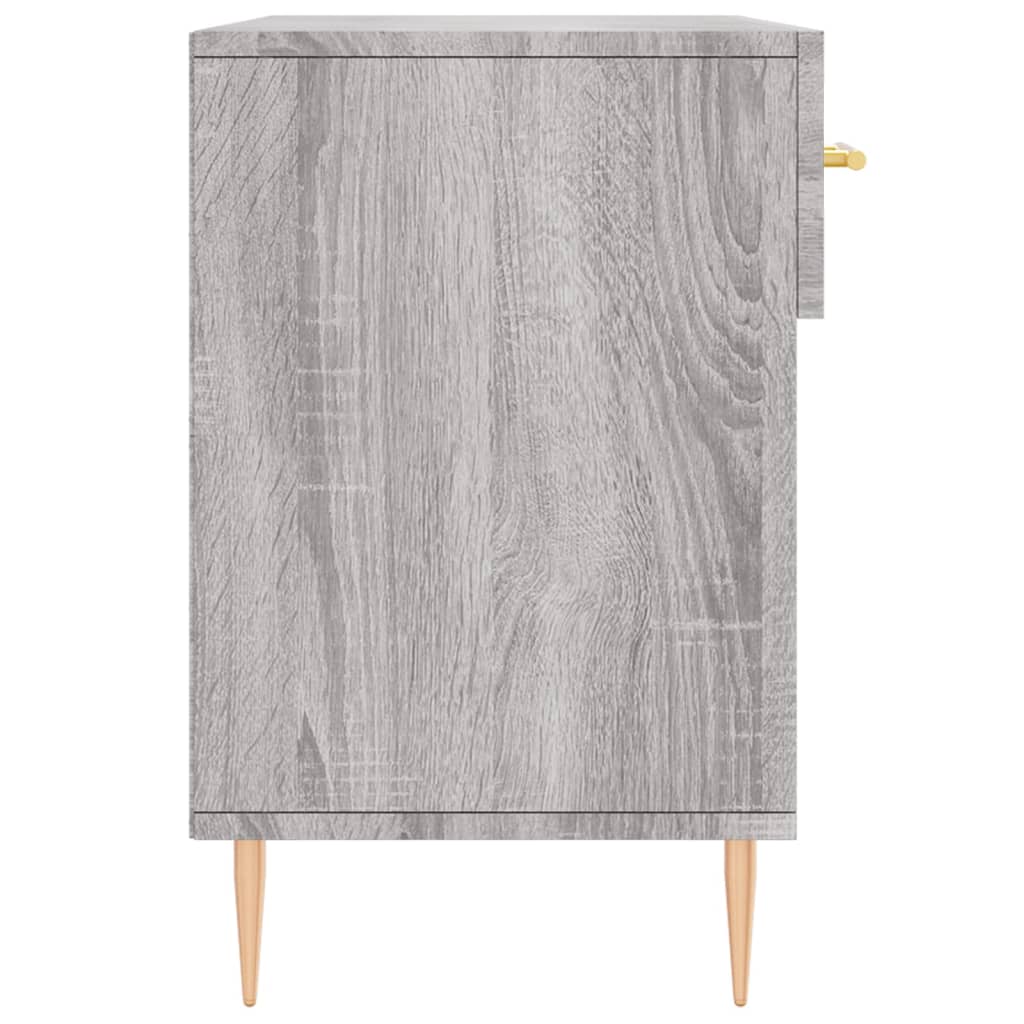 Banc à chaussures sonoma gris 102x35x55 cm bois d'ingénierie - XIOS