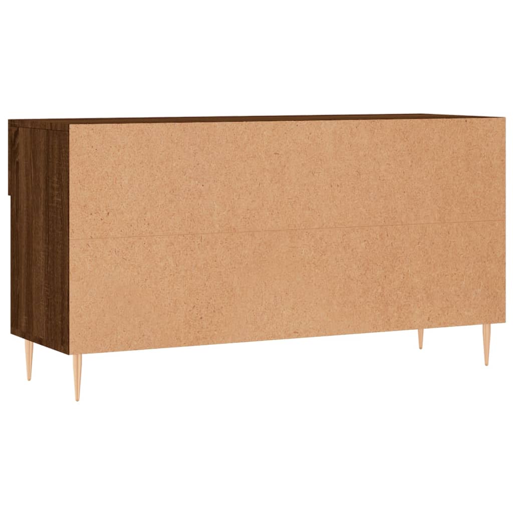 Banc à chaussures chêne marron 102x35x55 cm bois d'ingénierie - XIOS