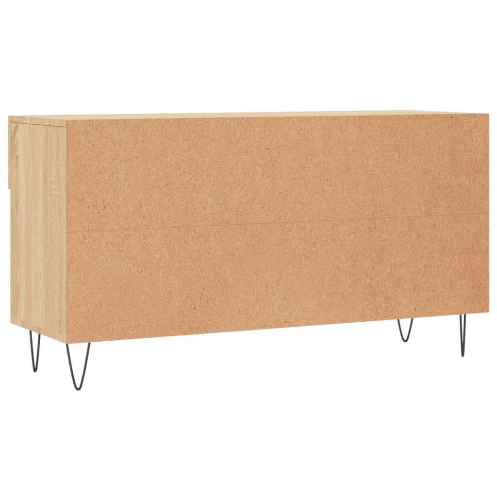 Banc à chaussures chêne sonoma 102x35x55 cm bois d'ingénierie - XIOS