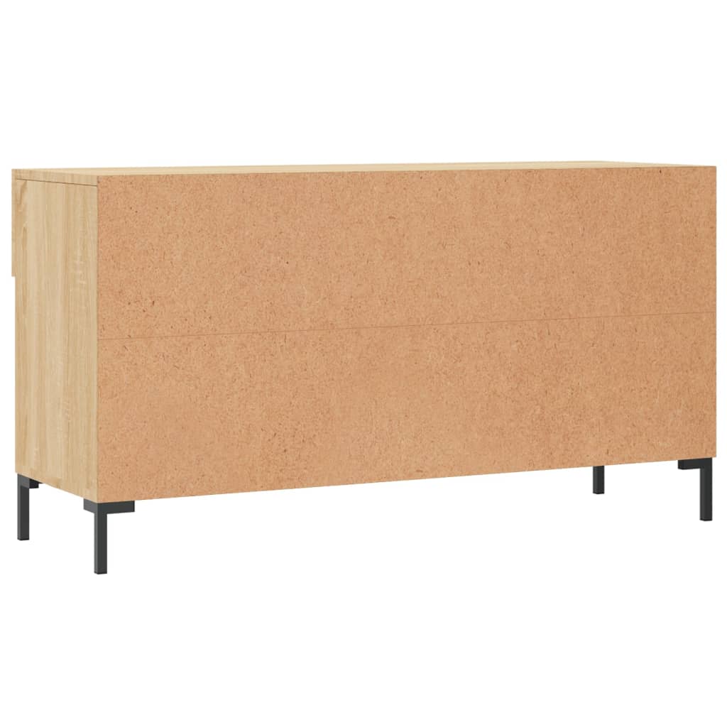 Banc à chaussures chêne sonoma 102x35x55 cm bois d'ingénierie - XIOS