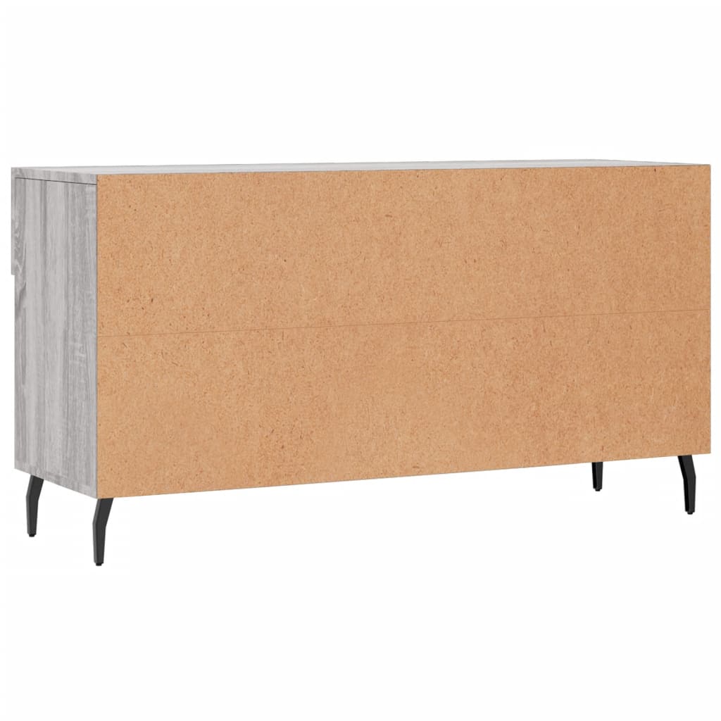 Banc à chaussures sonoma gris 102x35x55 cm bois d'ingénierie - XIOS