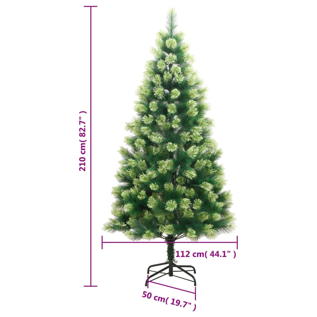 Sapin de Noël artificiel à charnières avec support 210 cm - XIOS