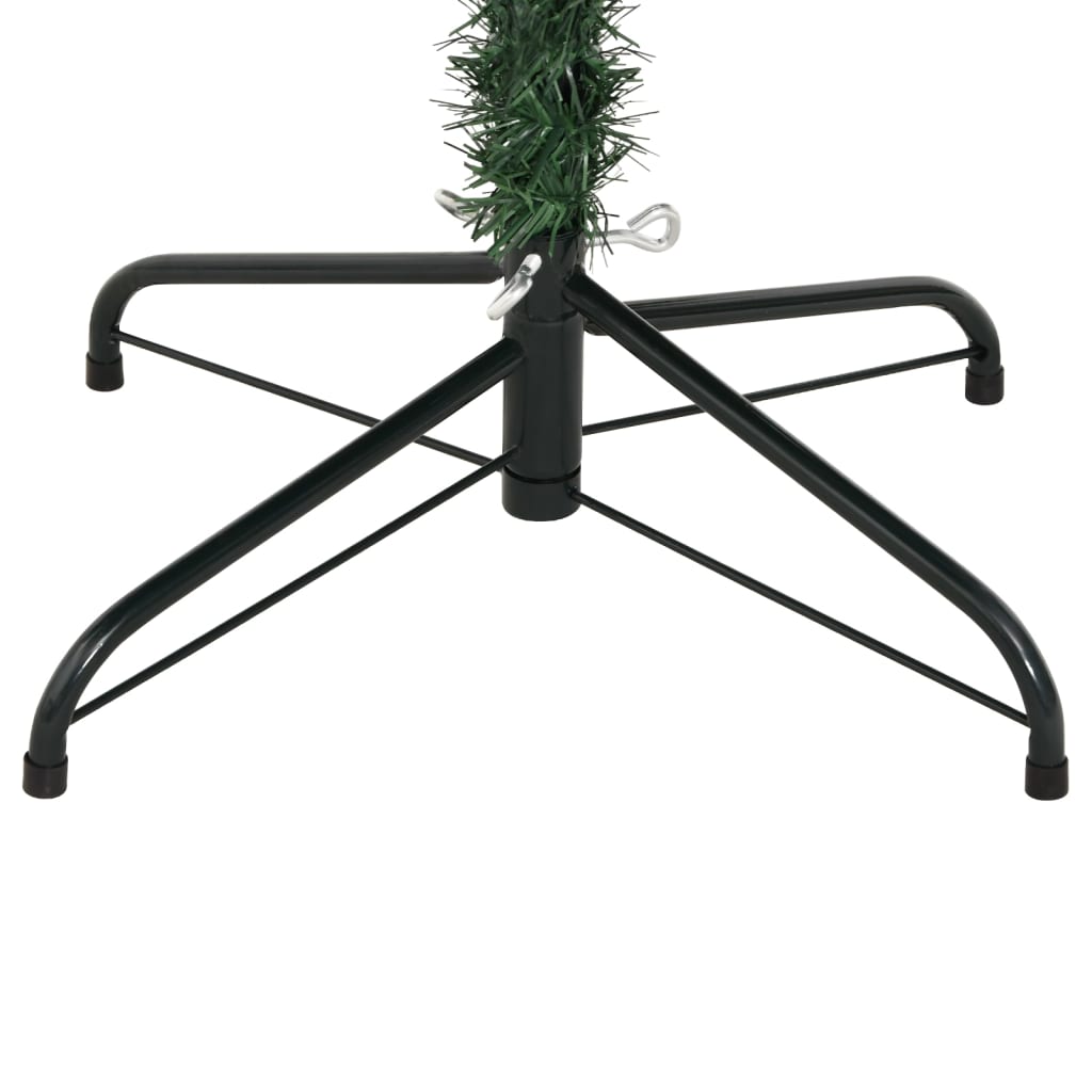 Sapin de Noël artificiel à charnières avec neige floquée 210 cm