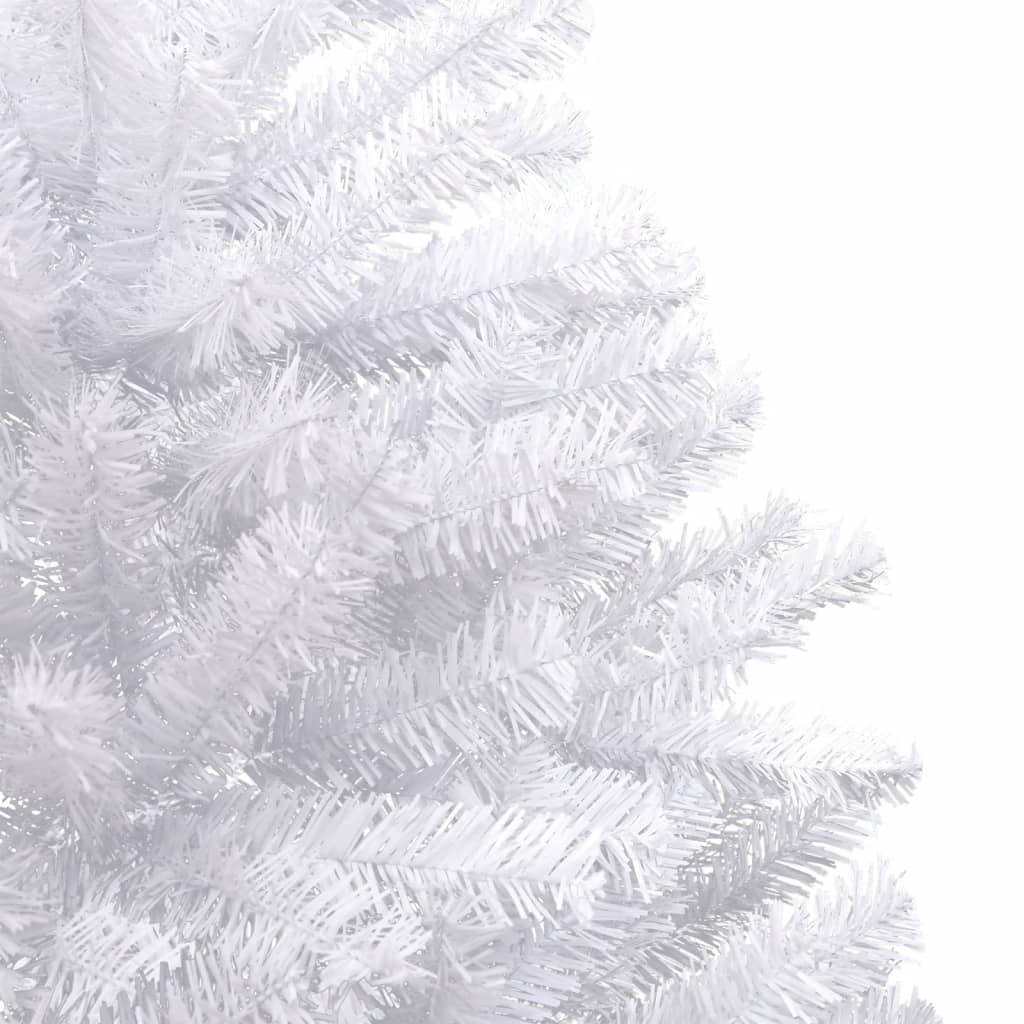 Sapin de Noël artificiel à charnières avec neige floquée 210 cm