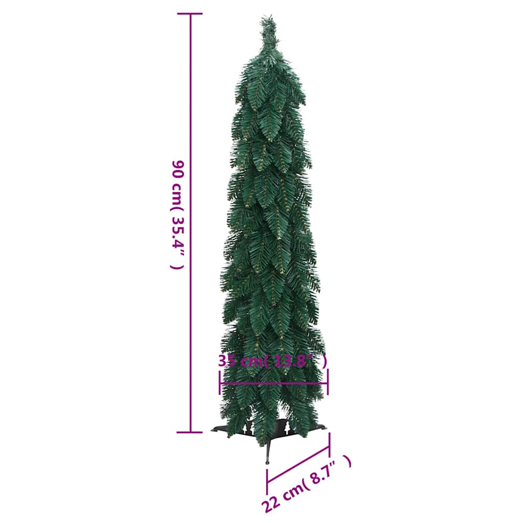 Arbre de Noël artificiel pré-éclairé avec 45 LED 90 cm - XIOS