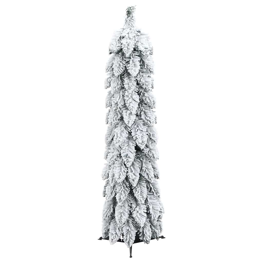 Sapin de Noël artificiel pré-éclairé avec 45 LED/neige floquée - XIOS