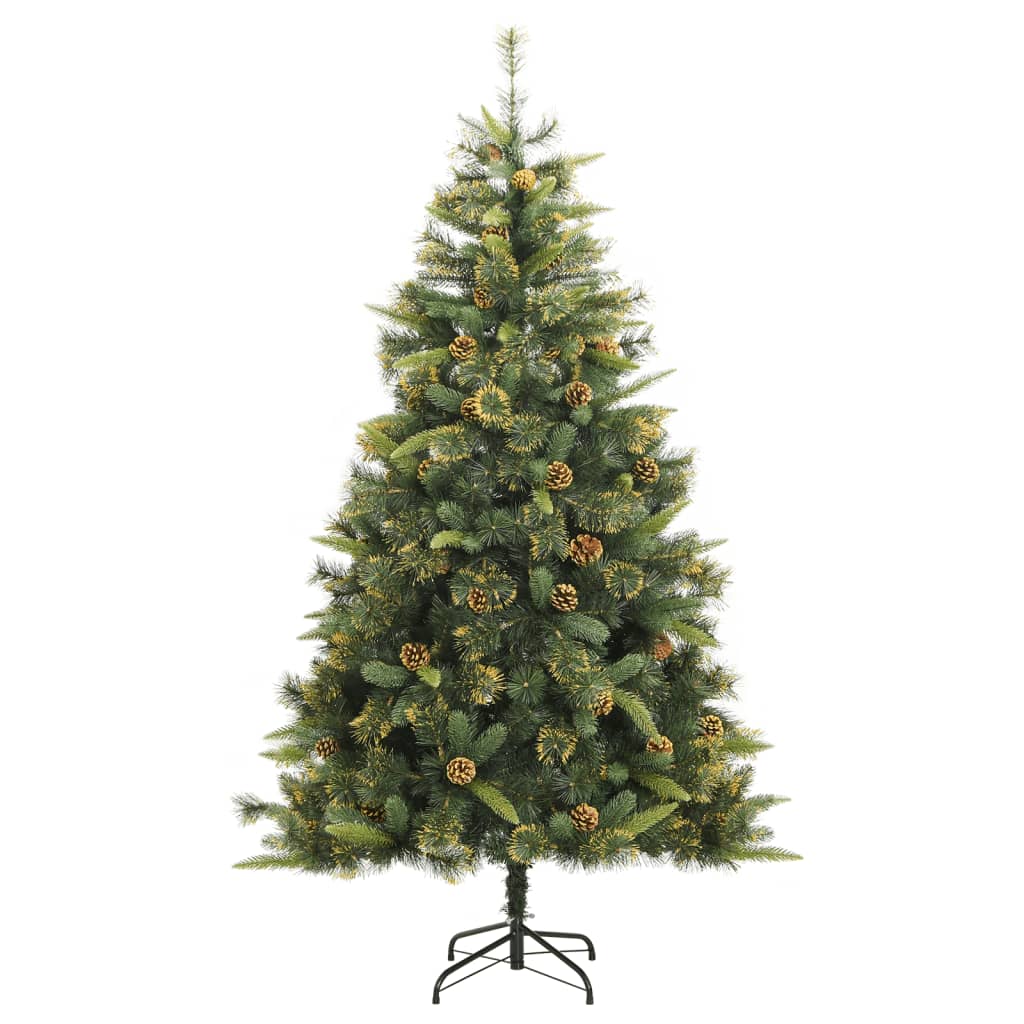 Sapin de Noël artificiel articulé avec pommes de pin 240 cm - XIOS