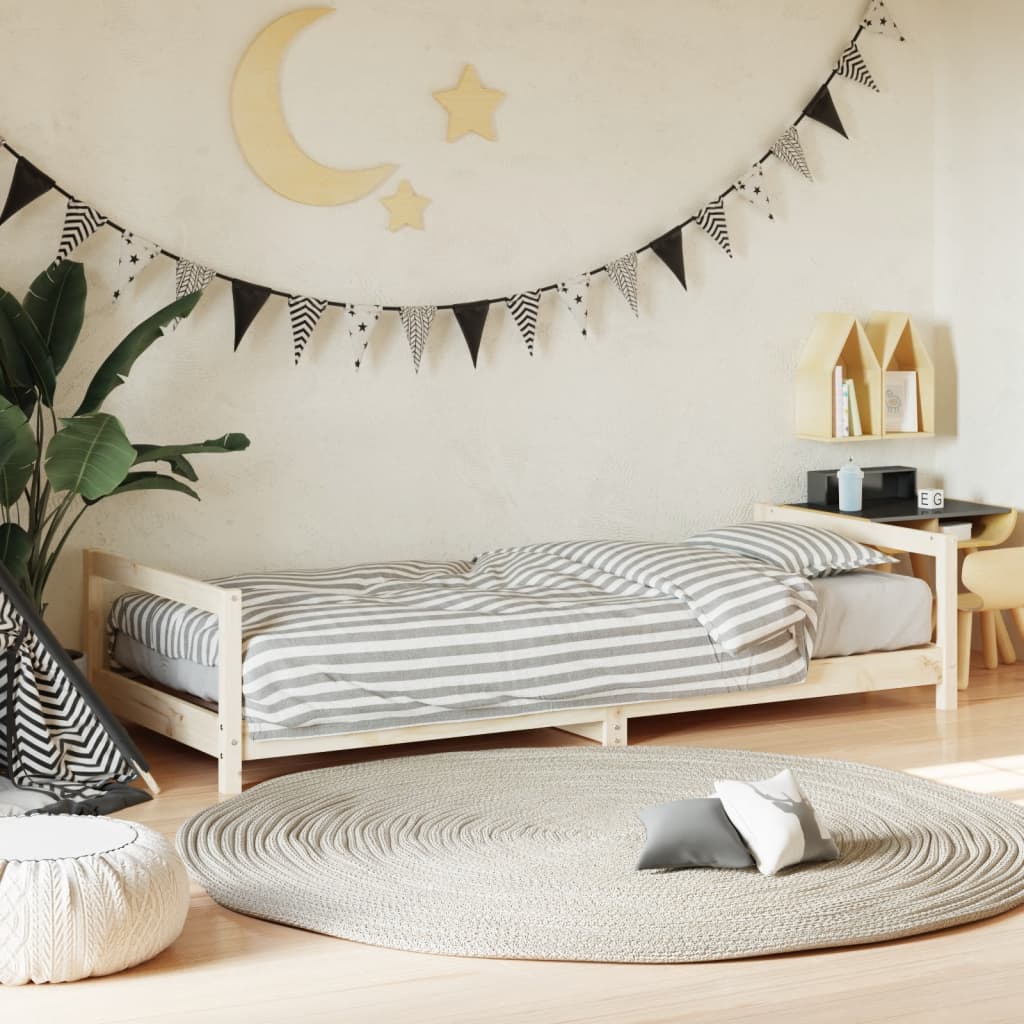 Cadre de lit pour enfants 80x200 cm bois de pin massif - XIOS