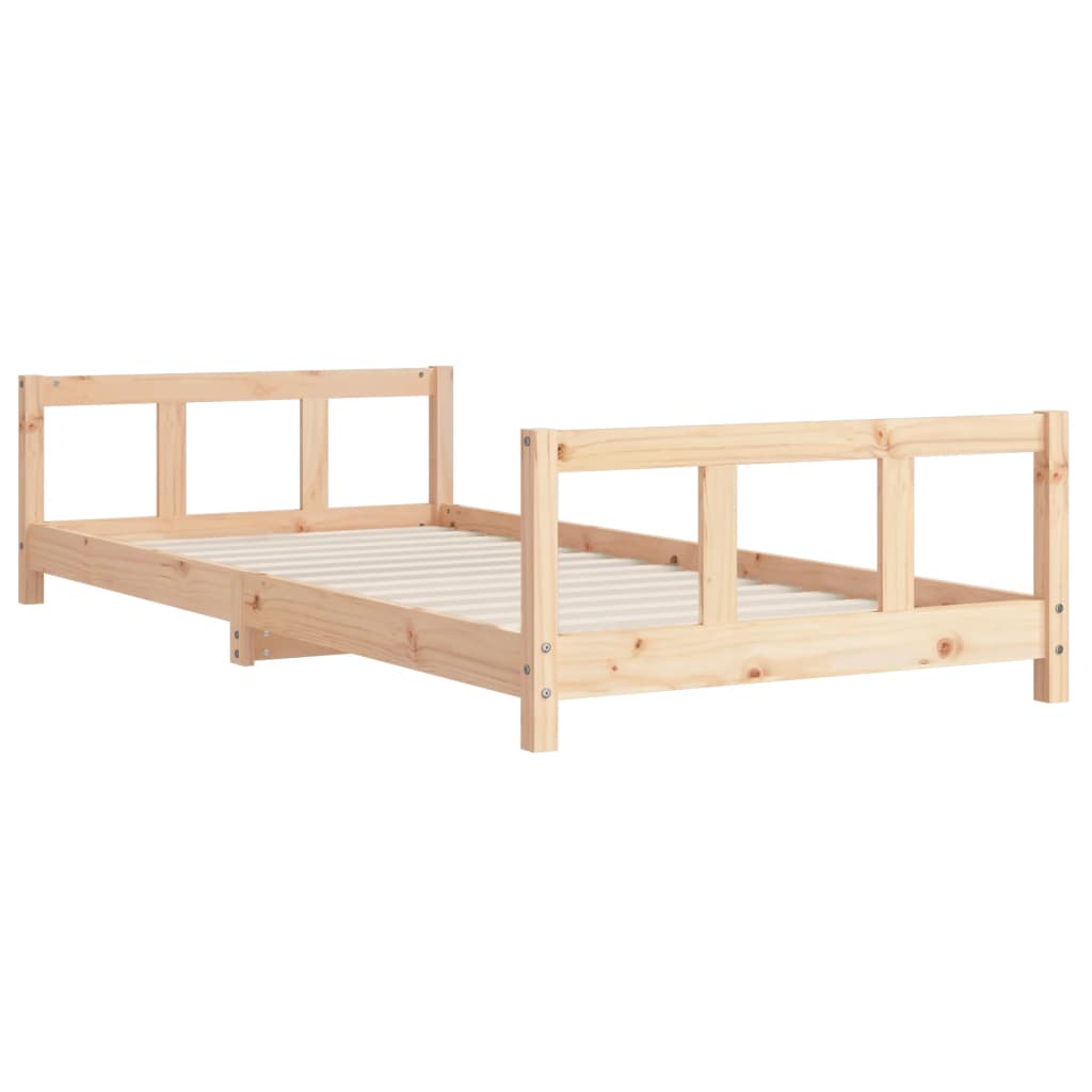 Cadre de lit pour enfants 90x200 cm bois de pin massif - XIOS