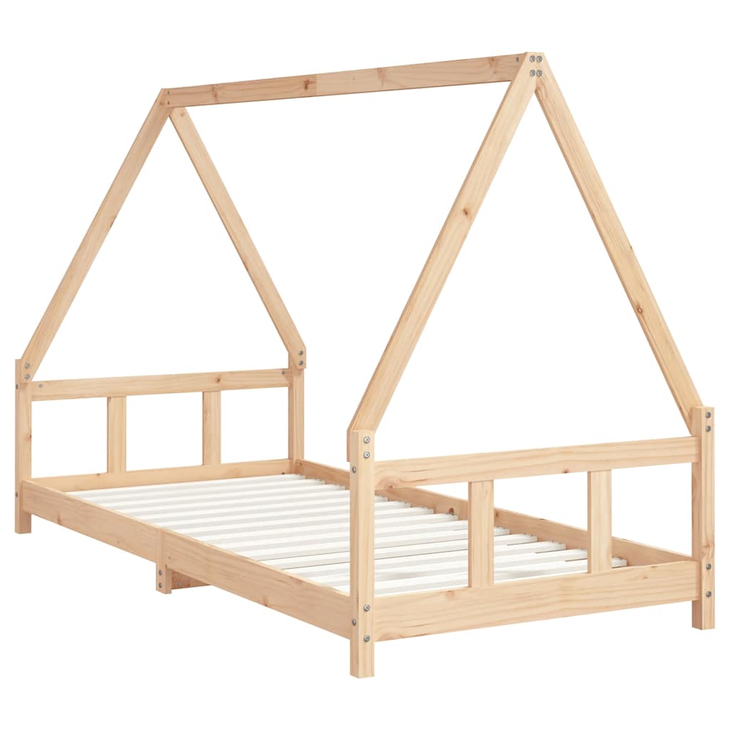 Cadre de lit pour enfants 90x200 cm bois de pin massif - XIOS