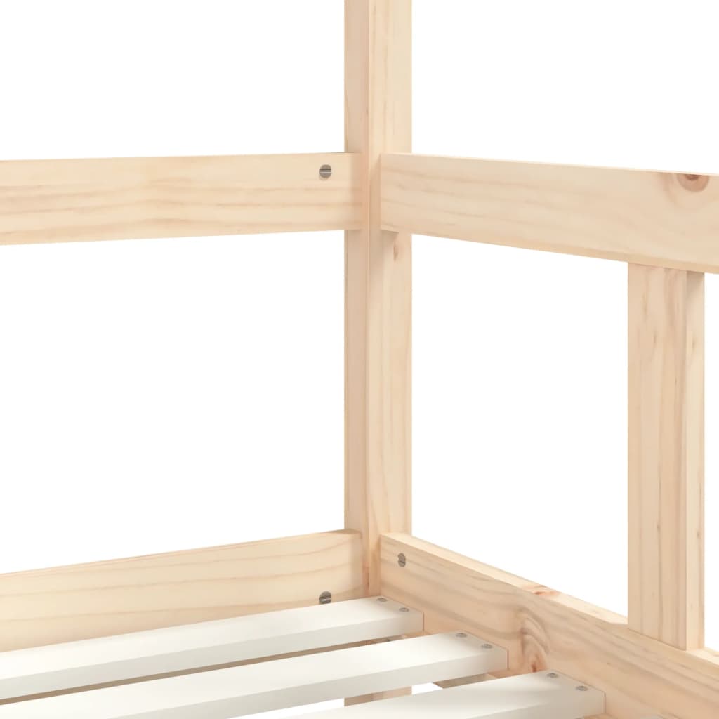 Cadre de lit pour enfant 70x140 cm bois de pin massif - XIOS