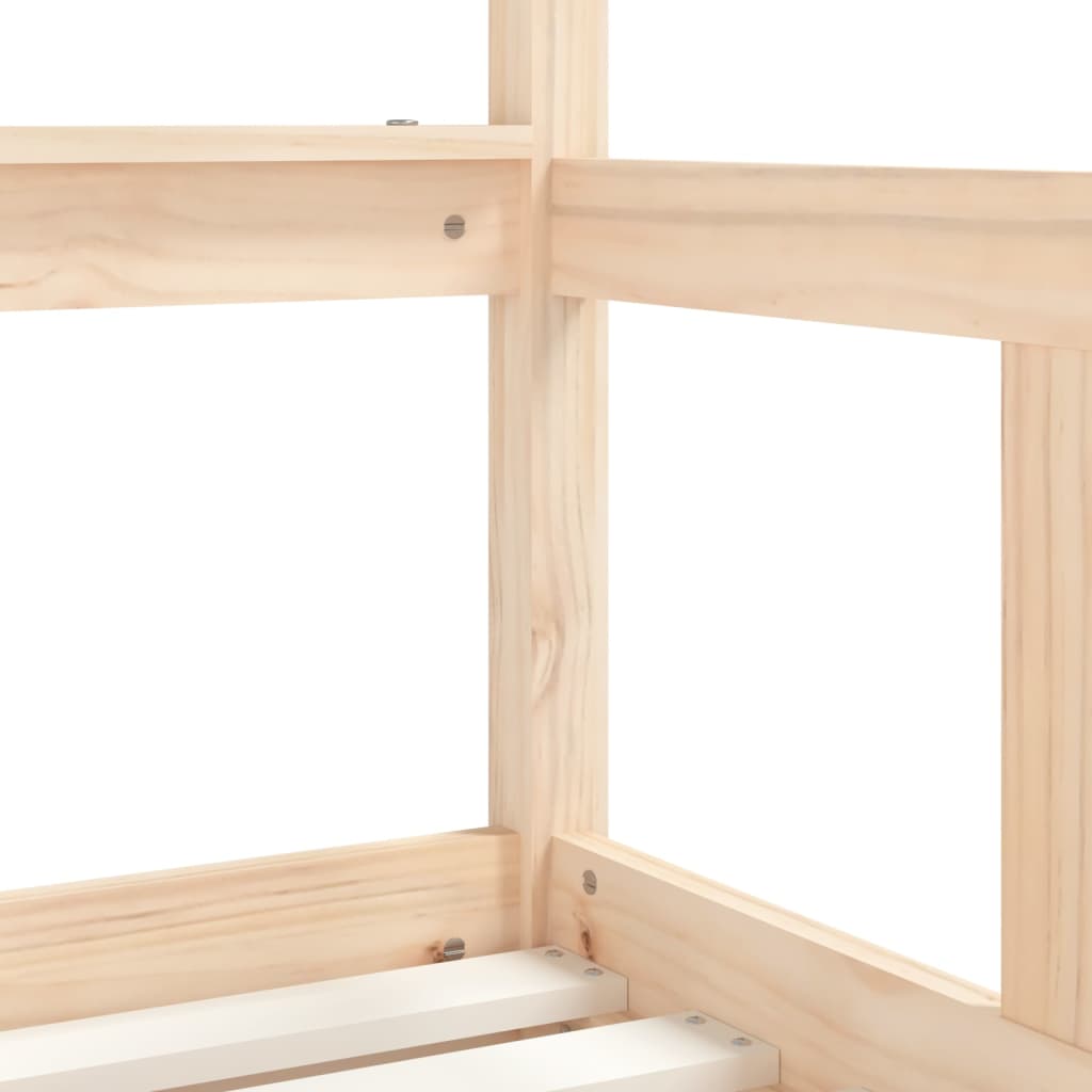Cadre de lit enfant avec tiroirs 70x140 cm bois de pin massif - XIOS