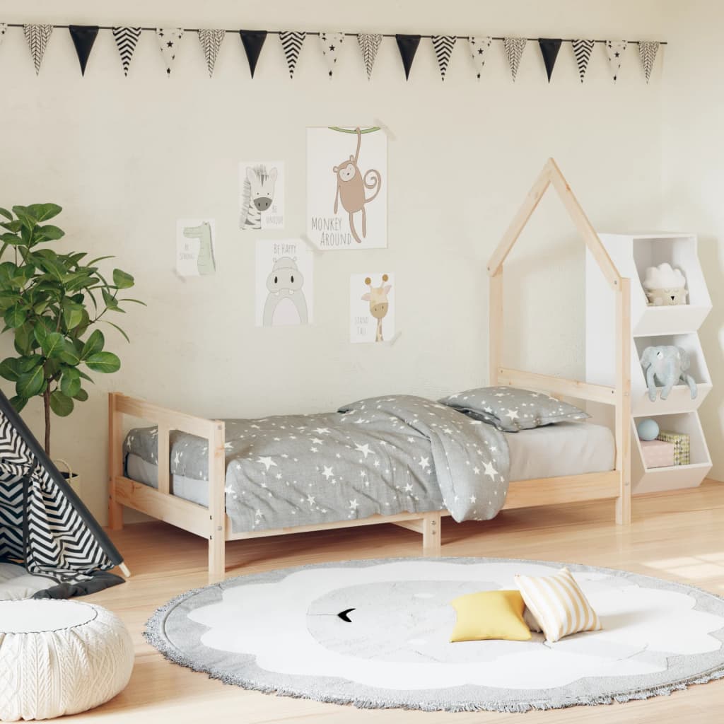 Cadre de lit pour enfant 80x160 cm bois de pin massif - XIOS