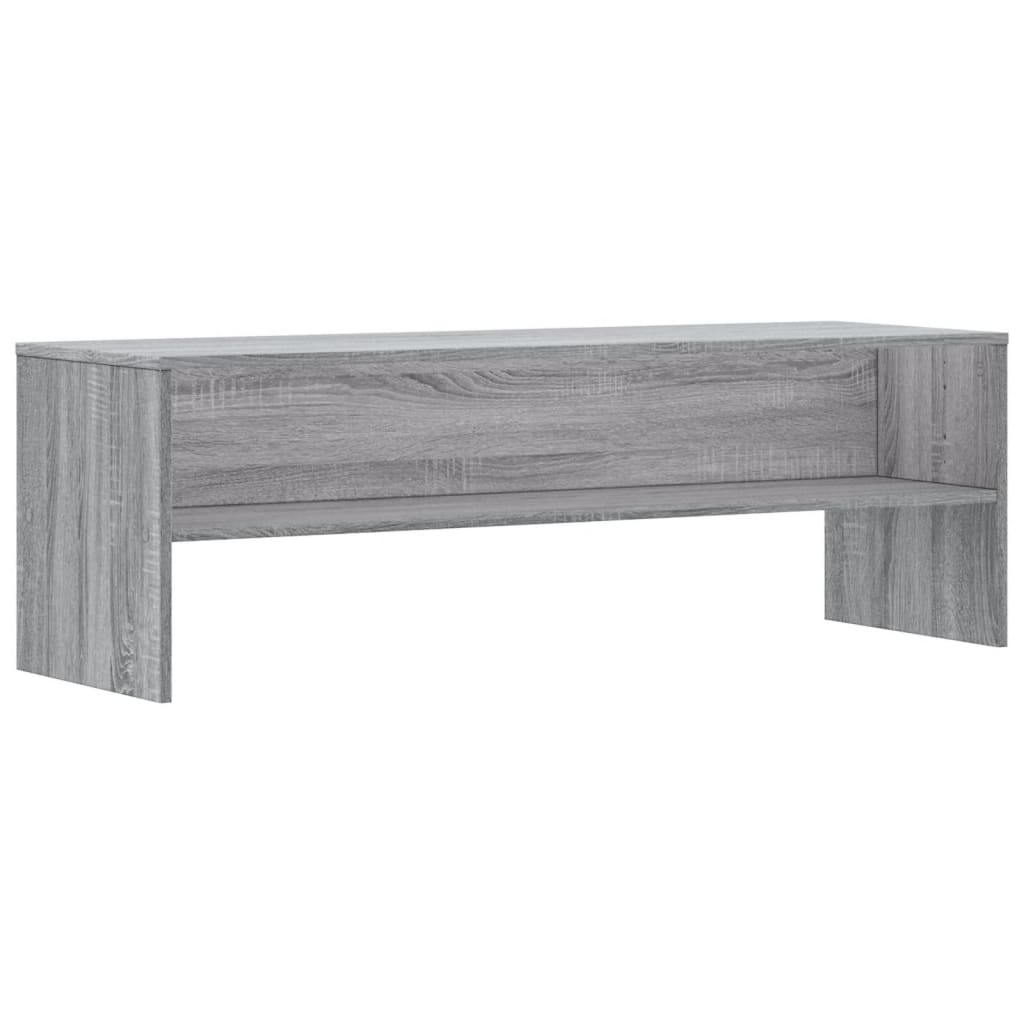 Meuble TV sonoma gris 120x40x40 cm bois d'ingénierie - XIOS