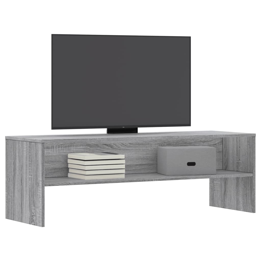 Meuble TV sonoma gris 120x40x40 cm bois d'ingénierie - XIOS