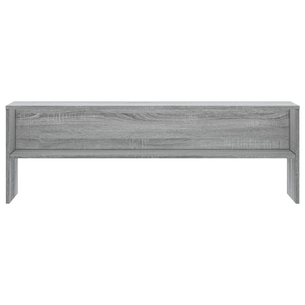 Meuble TV sonoma gris 120x40x40 cm bois d'ingénierie - XIOS