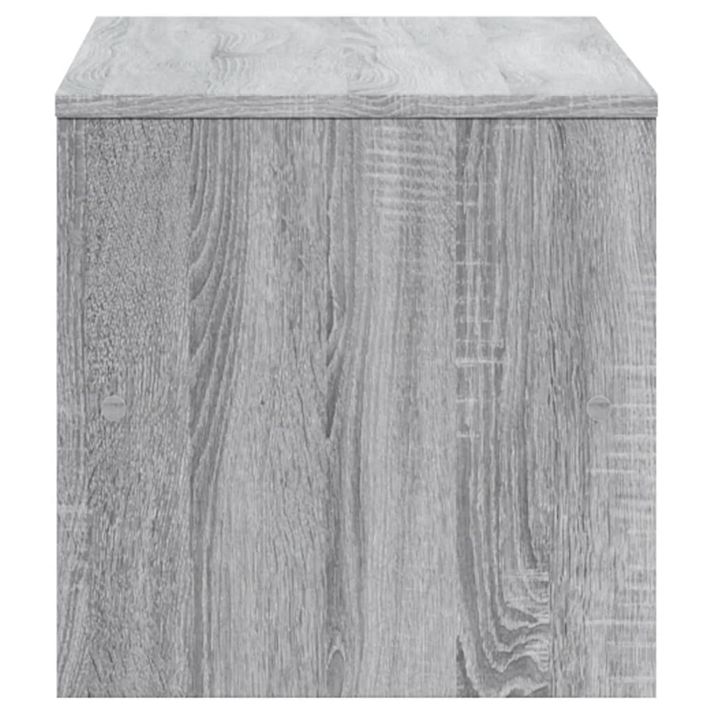 Meuble TV sonoma gris 120x40x40 cm bois d'ingénierie - XIOS