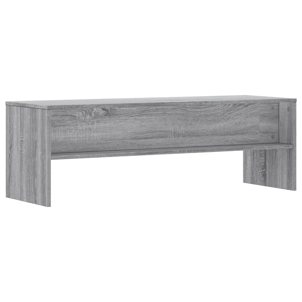 Meuble TV sonoma gris 120x40x40 cm bois d'ingénierie - XIOS