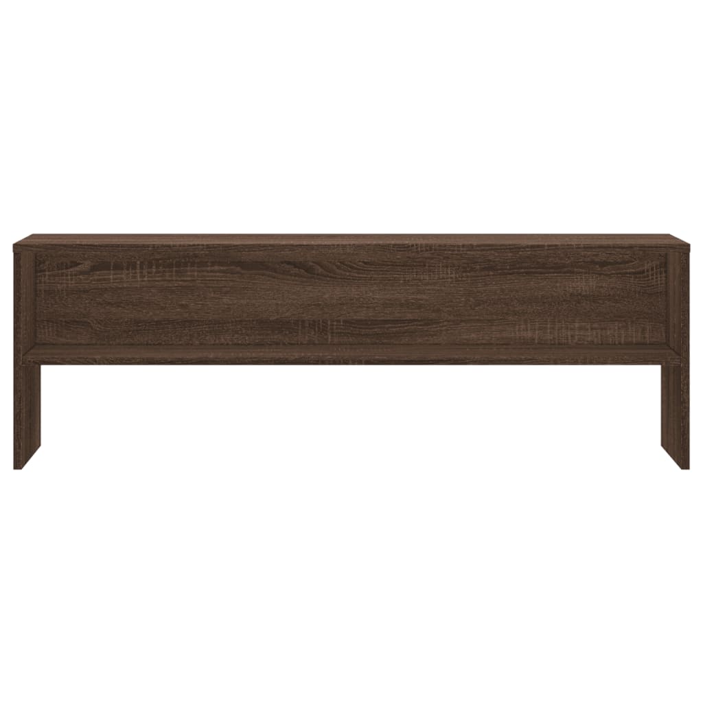 Meuble TV chêne marron 120x40x40 cm bois d'ingénierie - XIOS
