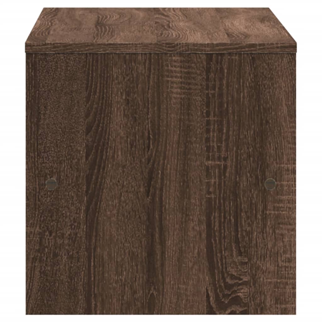 Meuble TV chêne marron 120x40x40 cm bois d'ingénierie - XIOS