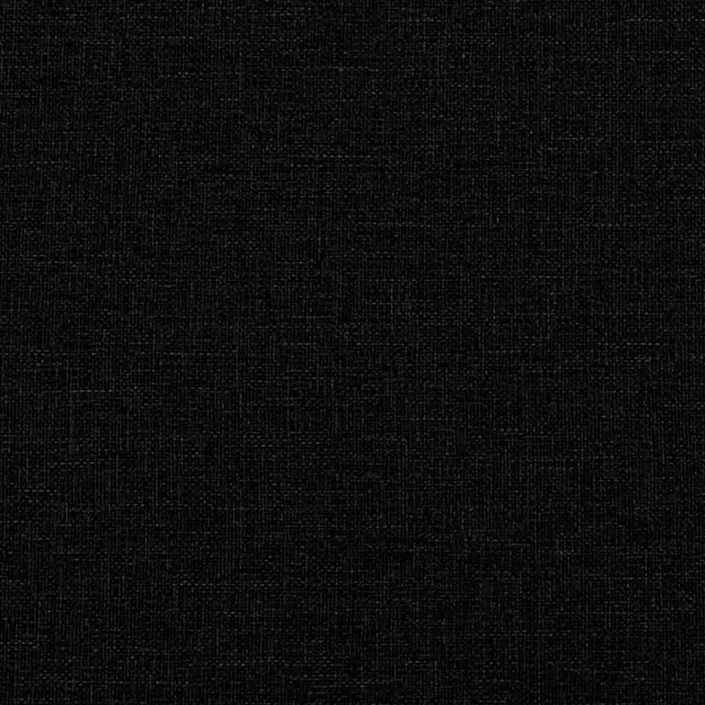 Lit de jour avec gigogne et matelas noir 90x190 cm tissu - XIOS