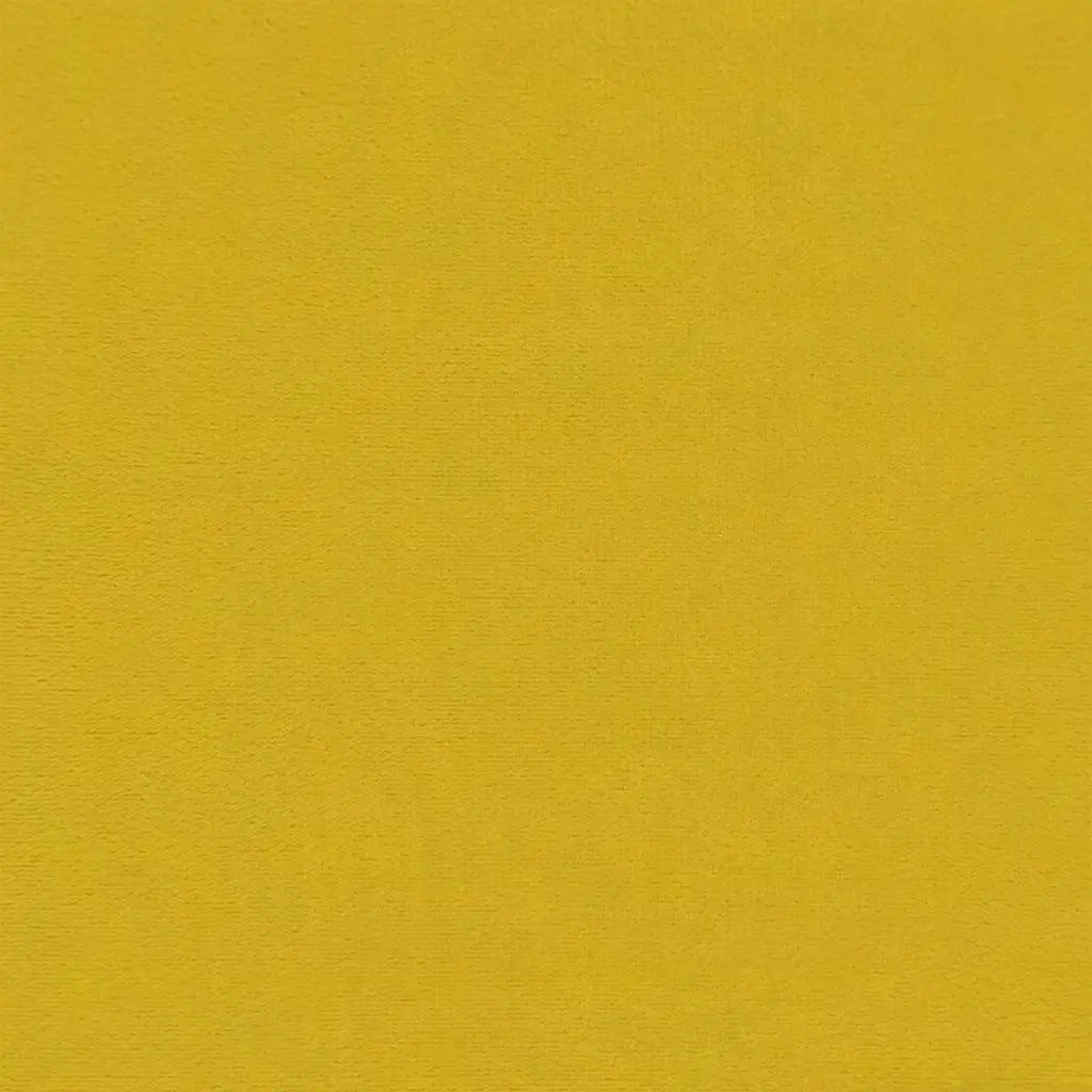 Lit de jour avec gigogne et matelas jaune 100x200 cm velours - XIOS