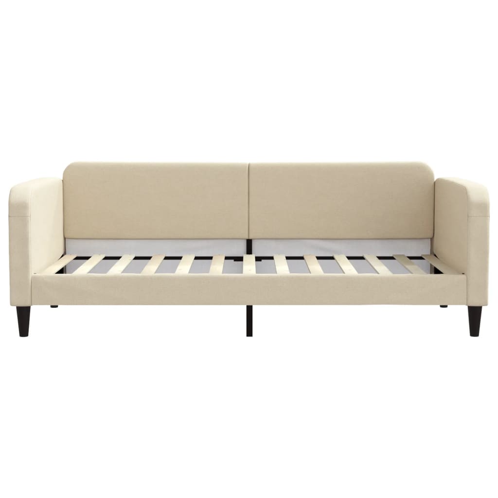 Lit de jour avec gigogne et tiroirs sans matelas crème 90x200cm - XIOS