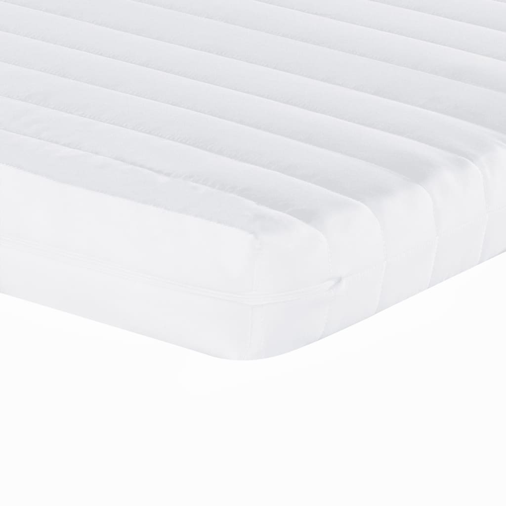 Lit de jour avec gigogne et matelas crème 100x200 cm tissu - XIOS