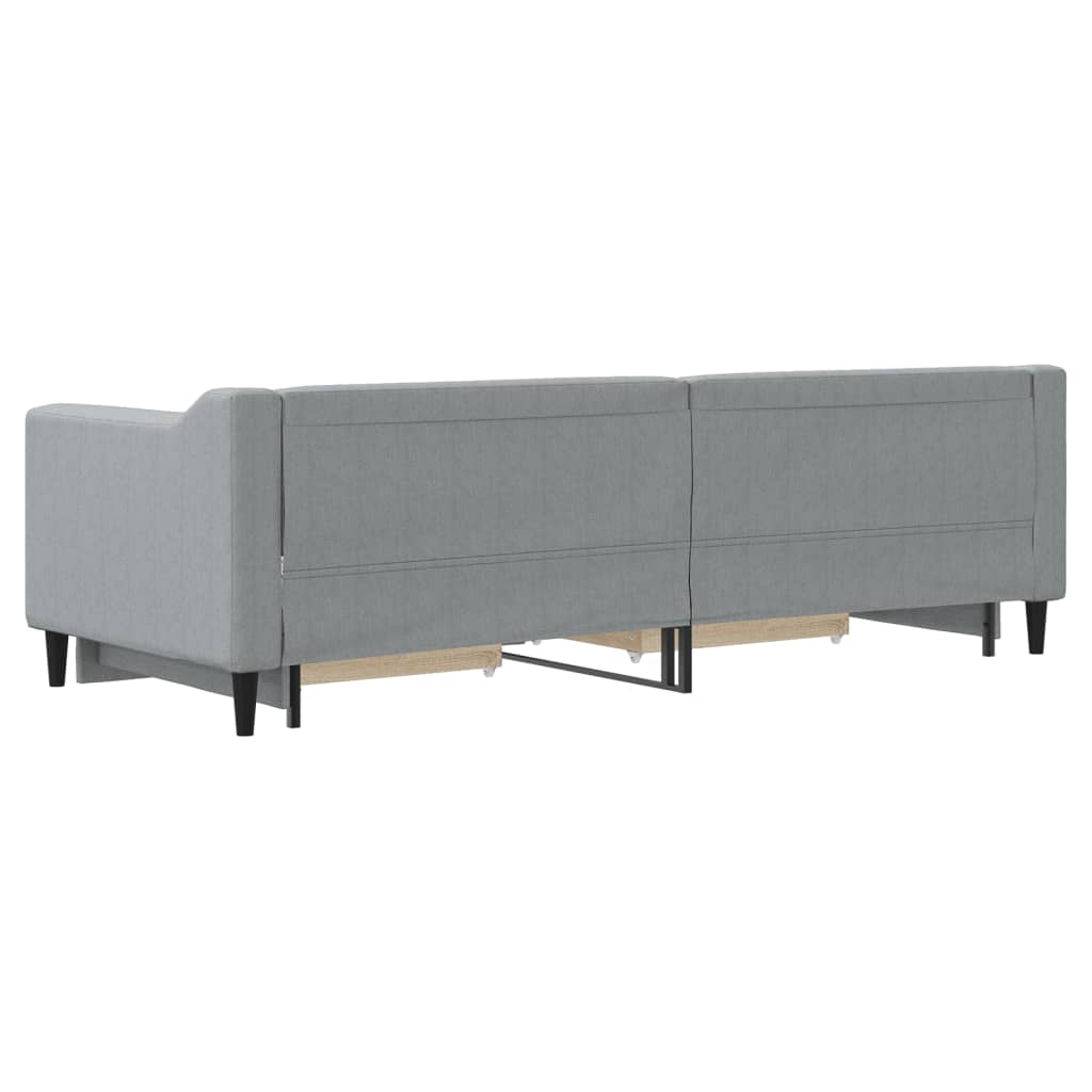 Lit de jour avec gigogne et tiroirs sans matelas 80x200 cm - XIOS