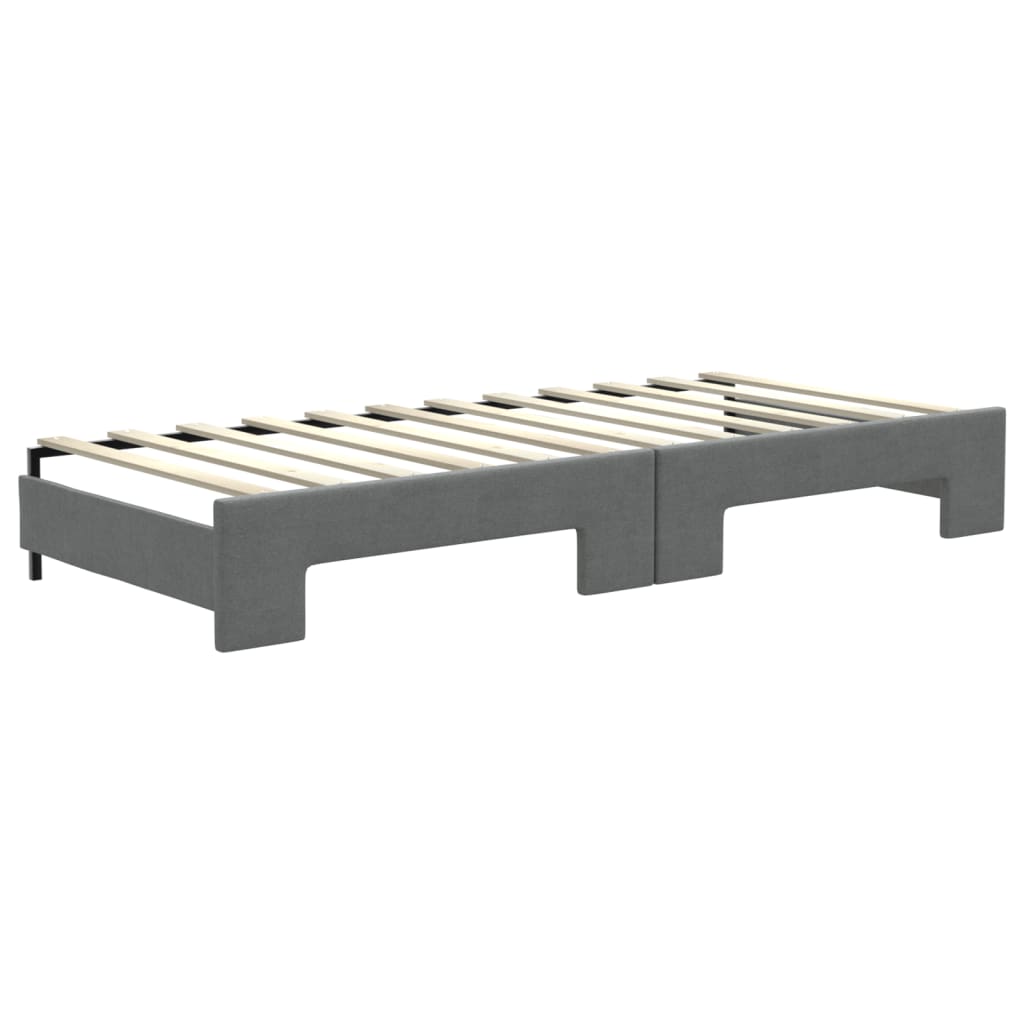 Lit de jour avec gigogne et tiroirs sans matelas 80x200 cm - XIOS