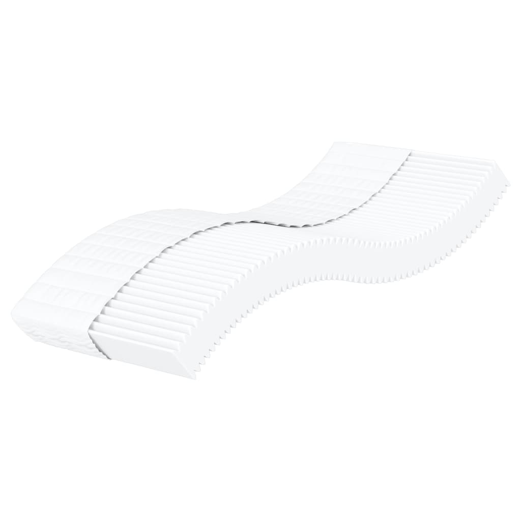 Lit de jour avec matelas gris foncé 90x190 cm tissu - XIOS