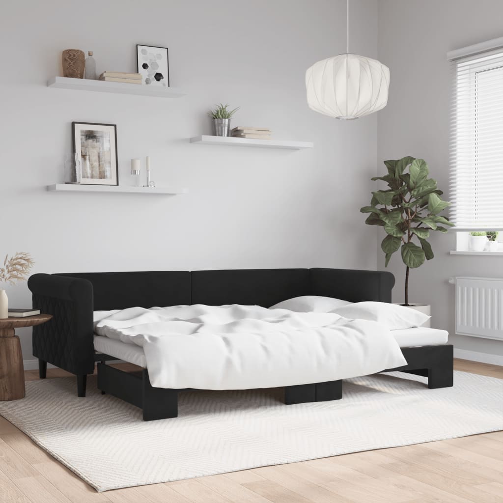 Lit de jour avec gigogne sans matelas 80x200 cm - XIOS