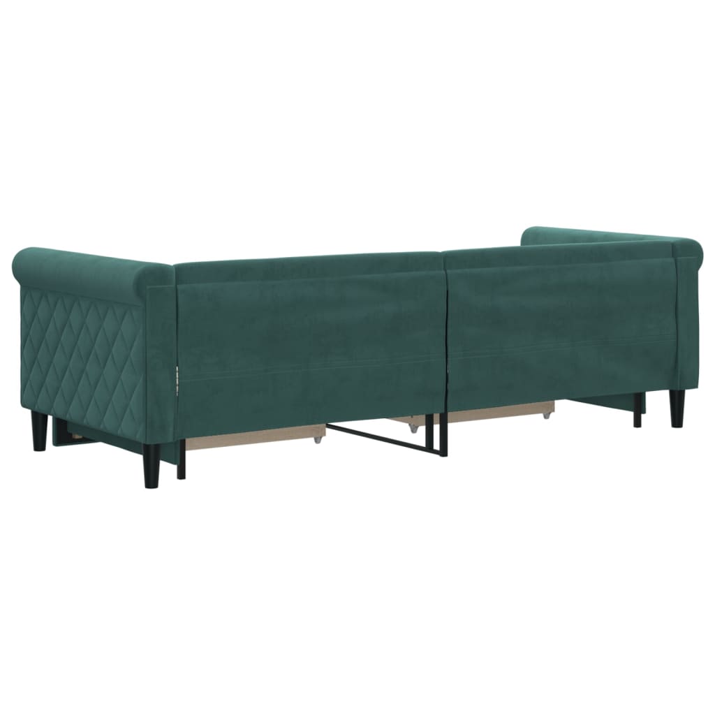 Lit de jour avec gigogne et tiroirs sans matelas 80x200 cm - XIOS