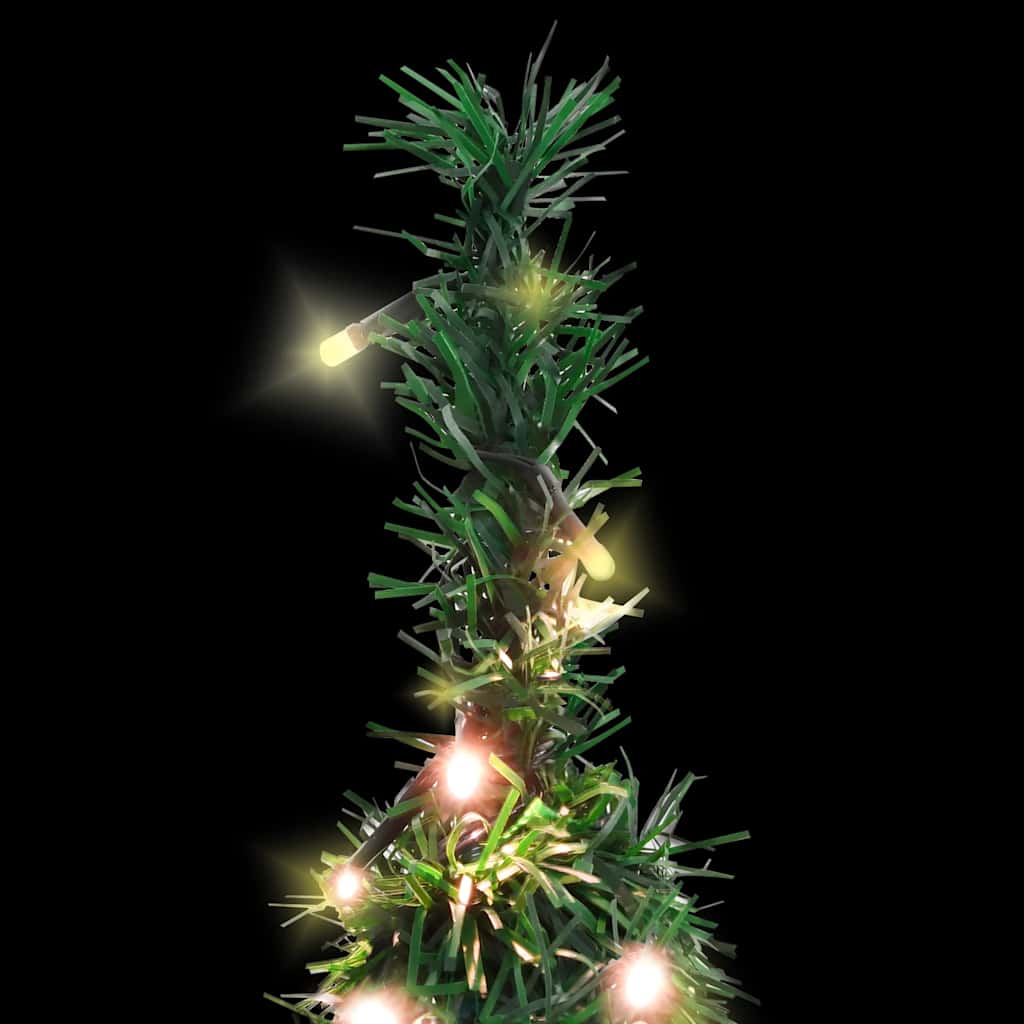 Sapin de Noël artificiel escamotable 50 LED vert 120 cm - XIOS