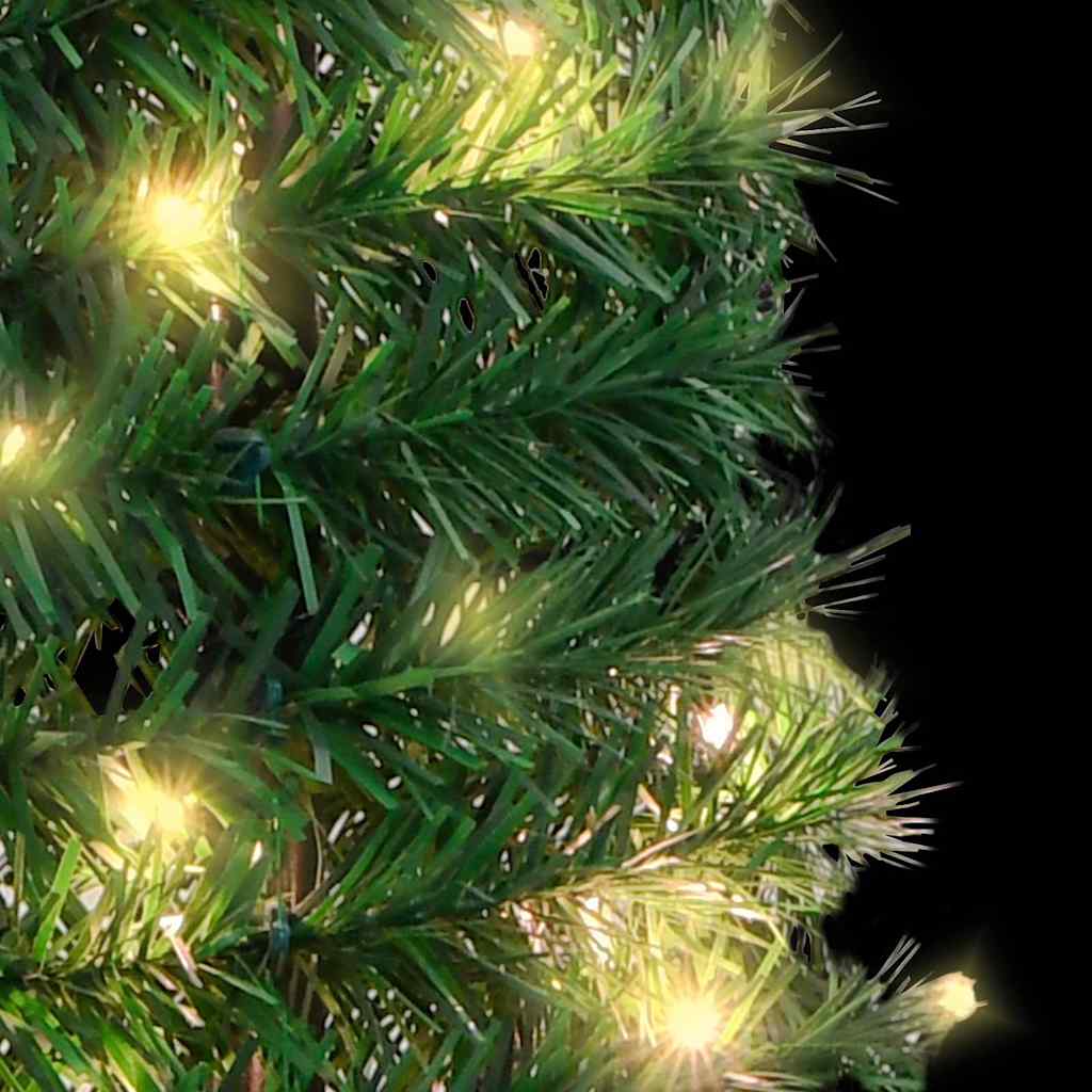 Sapin de Noël artificiel escamotable 50 LED vert 120 cm - XIOS