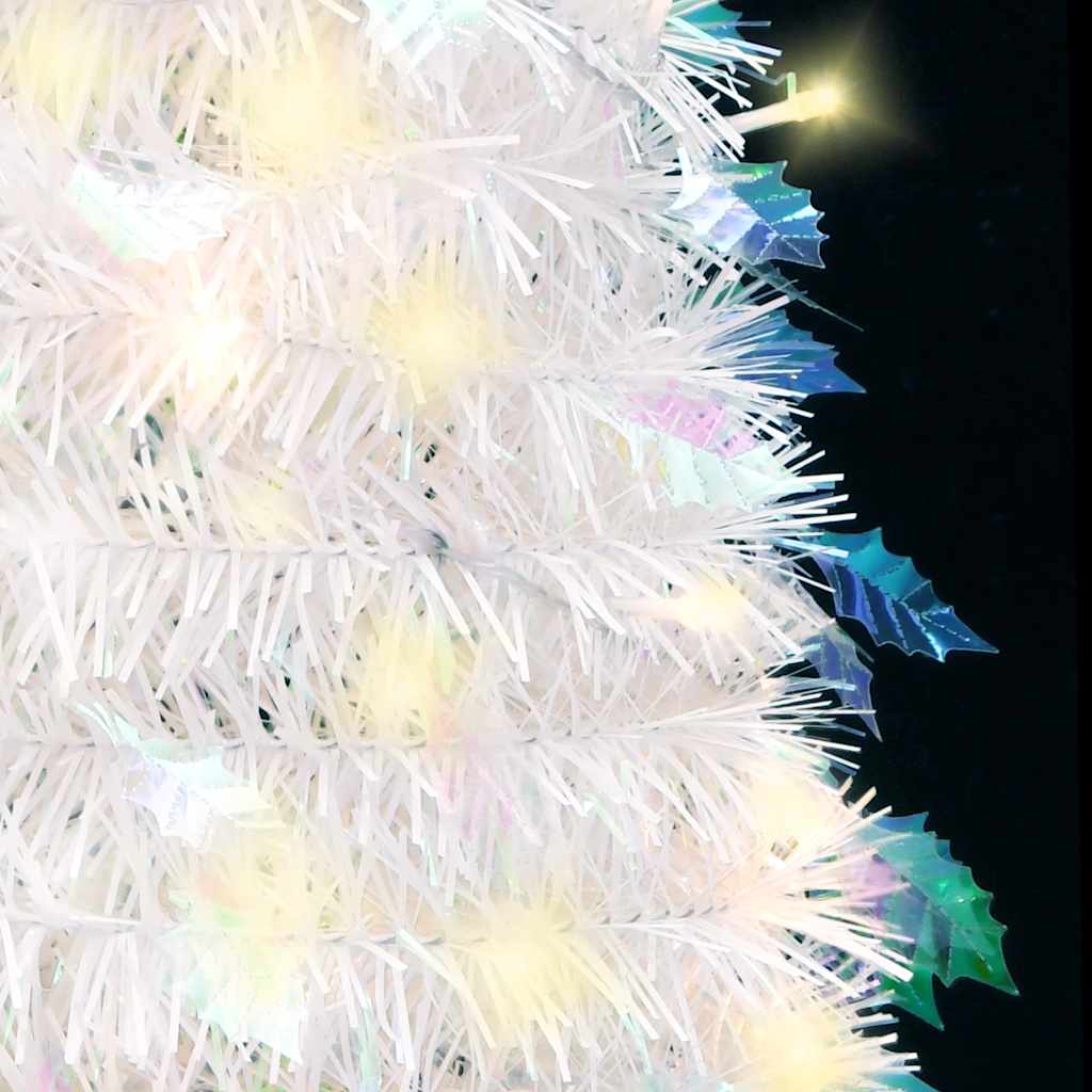 Sapin de Noël artificiel escamotable 100 LED blanc 150 cm - XIOS