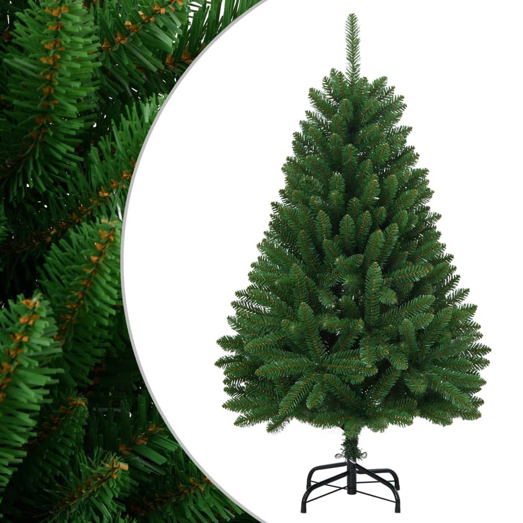 Sapin de Noël artificiel à charnières avec support vert 120 cm - XIOS