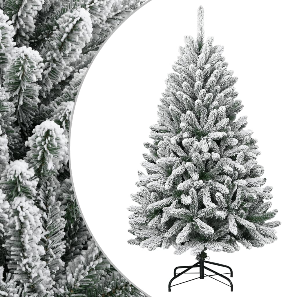 Sapin de Noël artificiel à charnières avec neige floquée 150 cm - XIOS