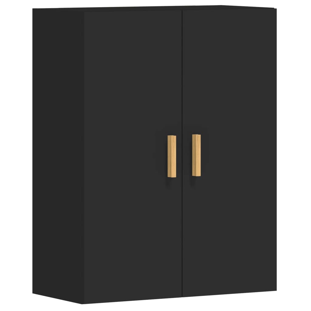 Armoires murales 2 pcs noir bois d'ingénierie - XIOS