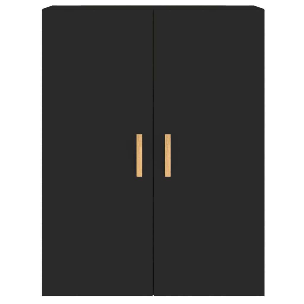 Armoires murales 2 pcs noir bois d'ingénierie - XIOS