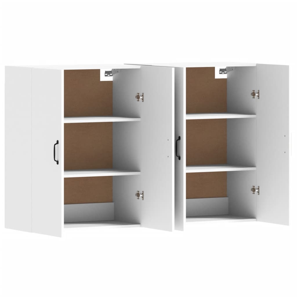 Armoires murales 2 pcs blanc bois d'ingénierie - XIOS