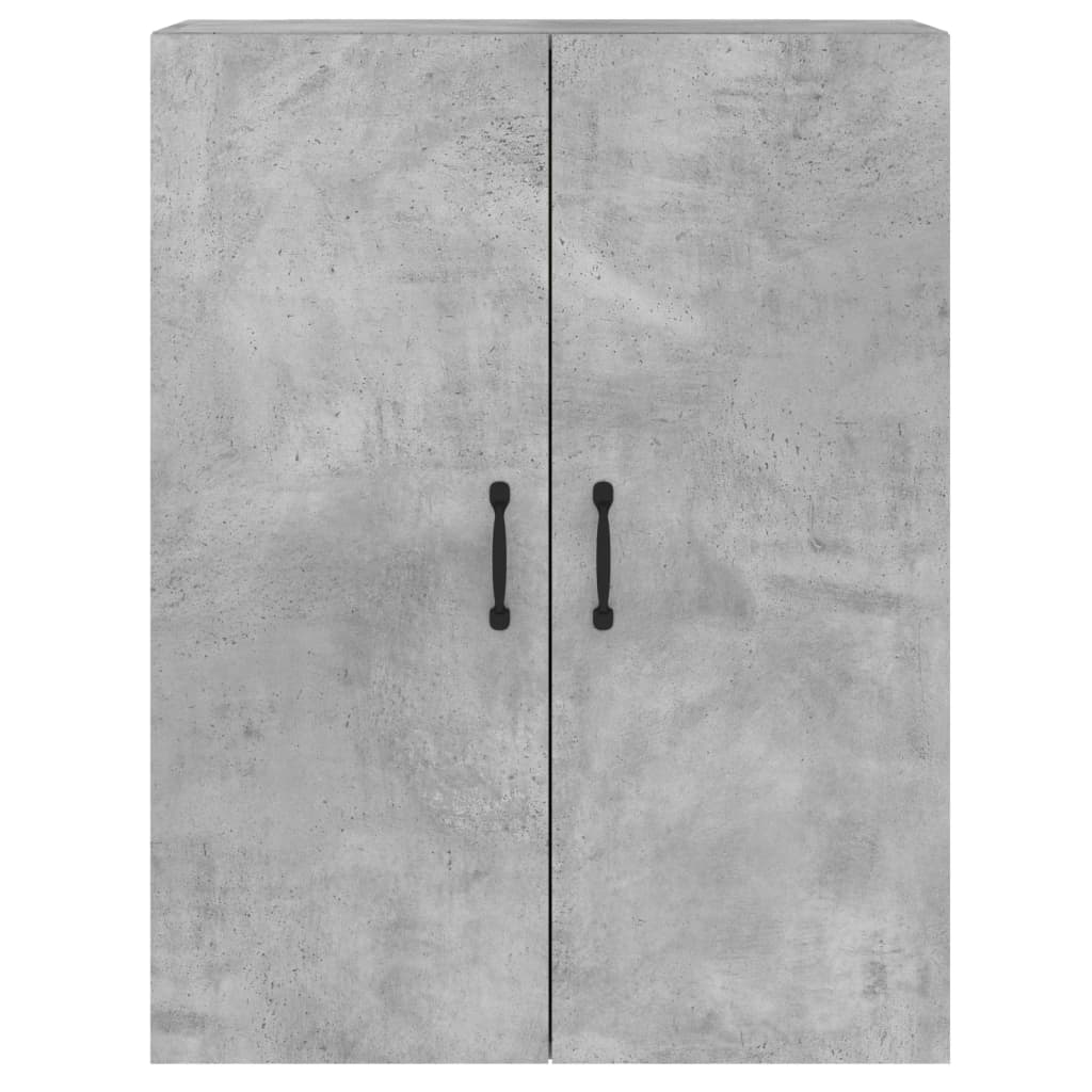 Armoires murales 2 pcs gris béton bois d'ingénierie - XIOS