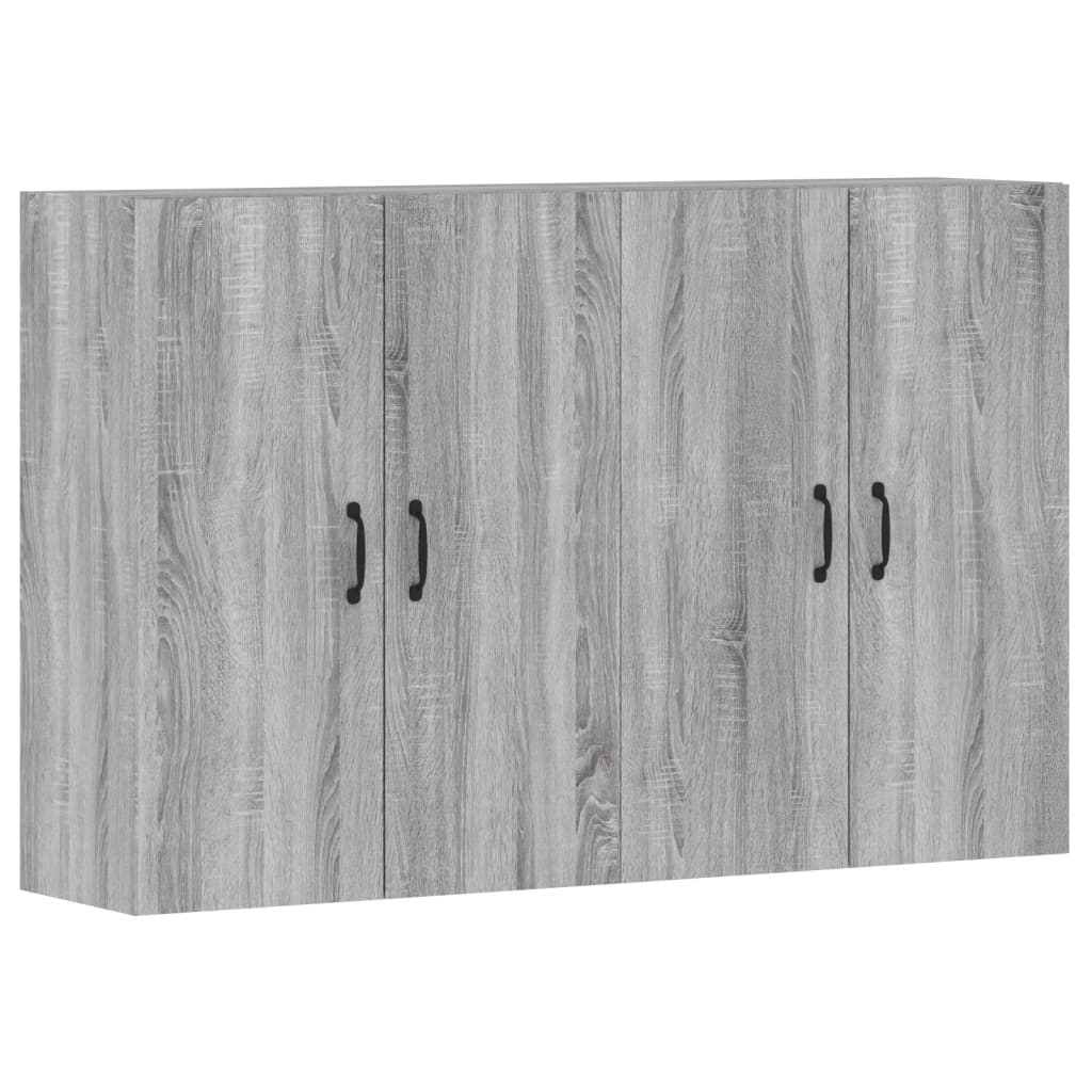 Armoires murales 2 pcs sonoma gris bois d'ingénierie - XIOS