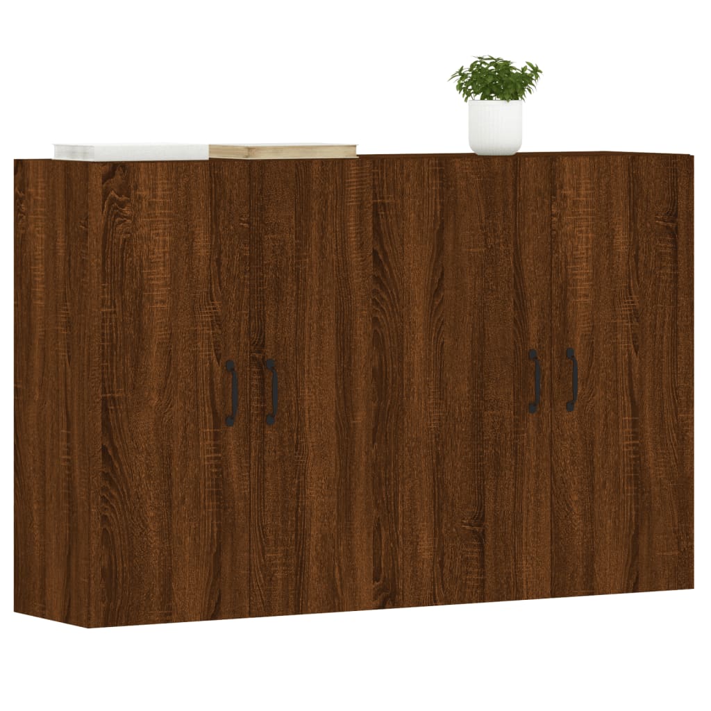 Armoires murales 2 pcs chêne marron bois d'ingénierie - XIOS