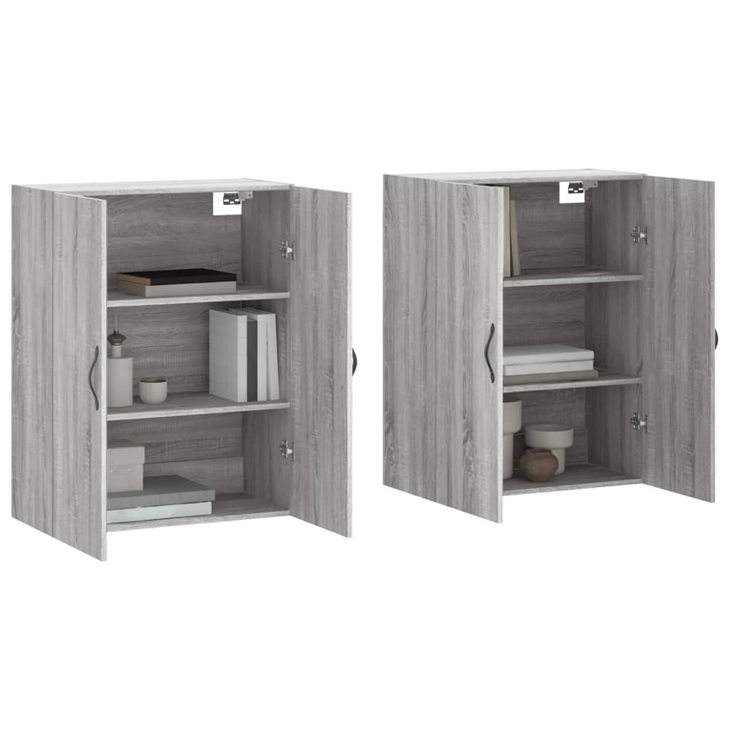 Armoires murales 2 pcs sonoma gris bois d'ingénierie - XIOS