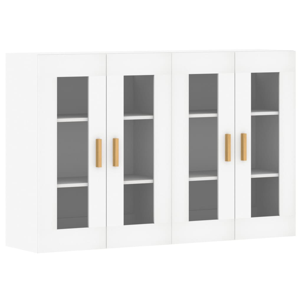 Armoires murales 2 pcs blanc bois d'ingénierie - XIOS