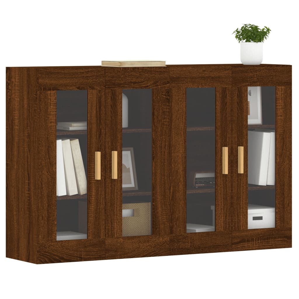 Armoires murales 2 pcs chêne marron bois d'ingénierie - XIOS