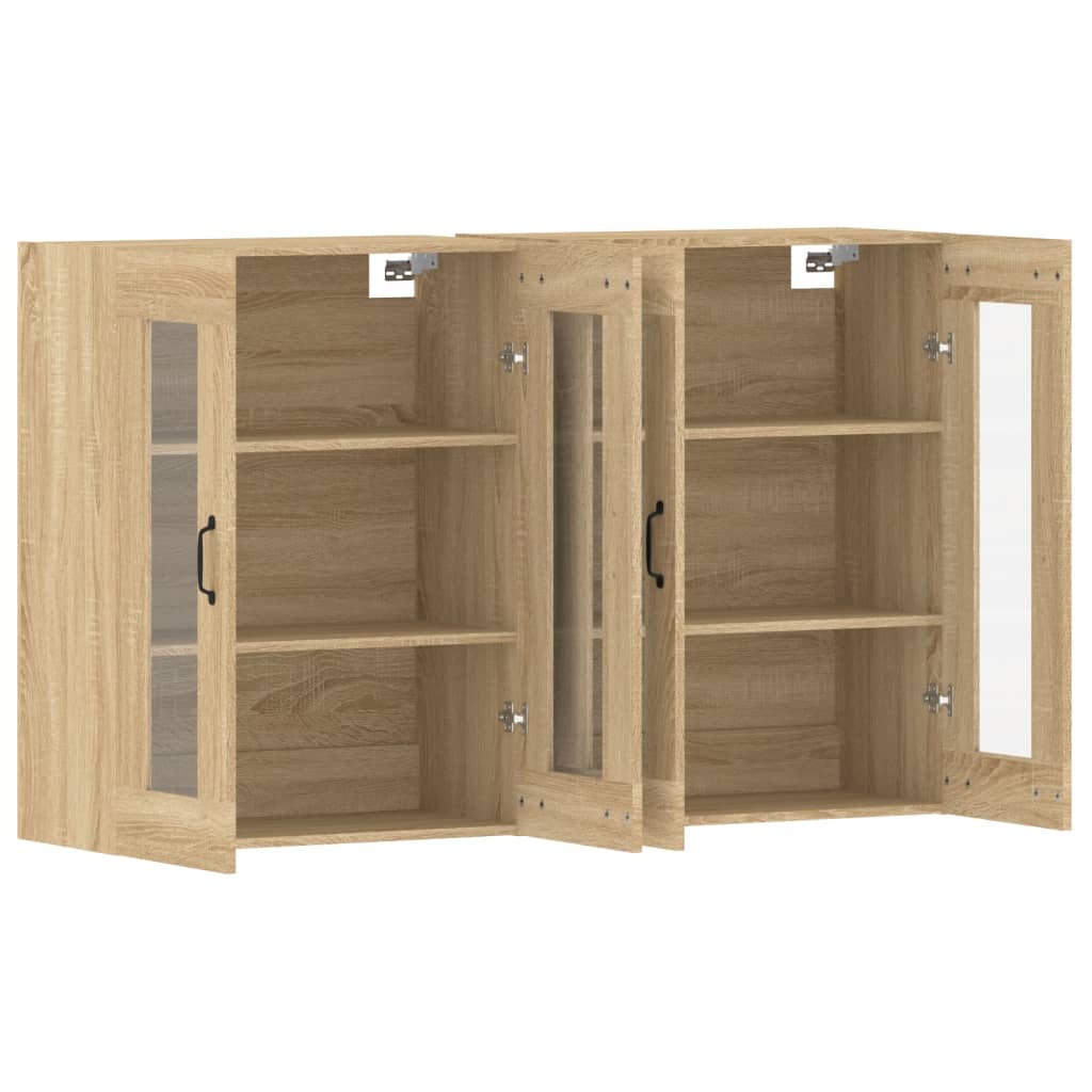 Armoires murales 2 pcs chêne sonoma bois d'ingénierie - XIOS