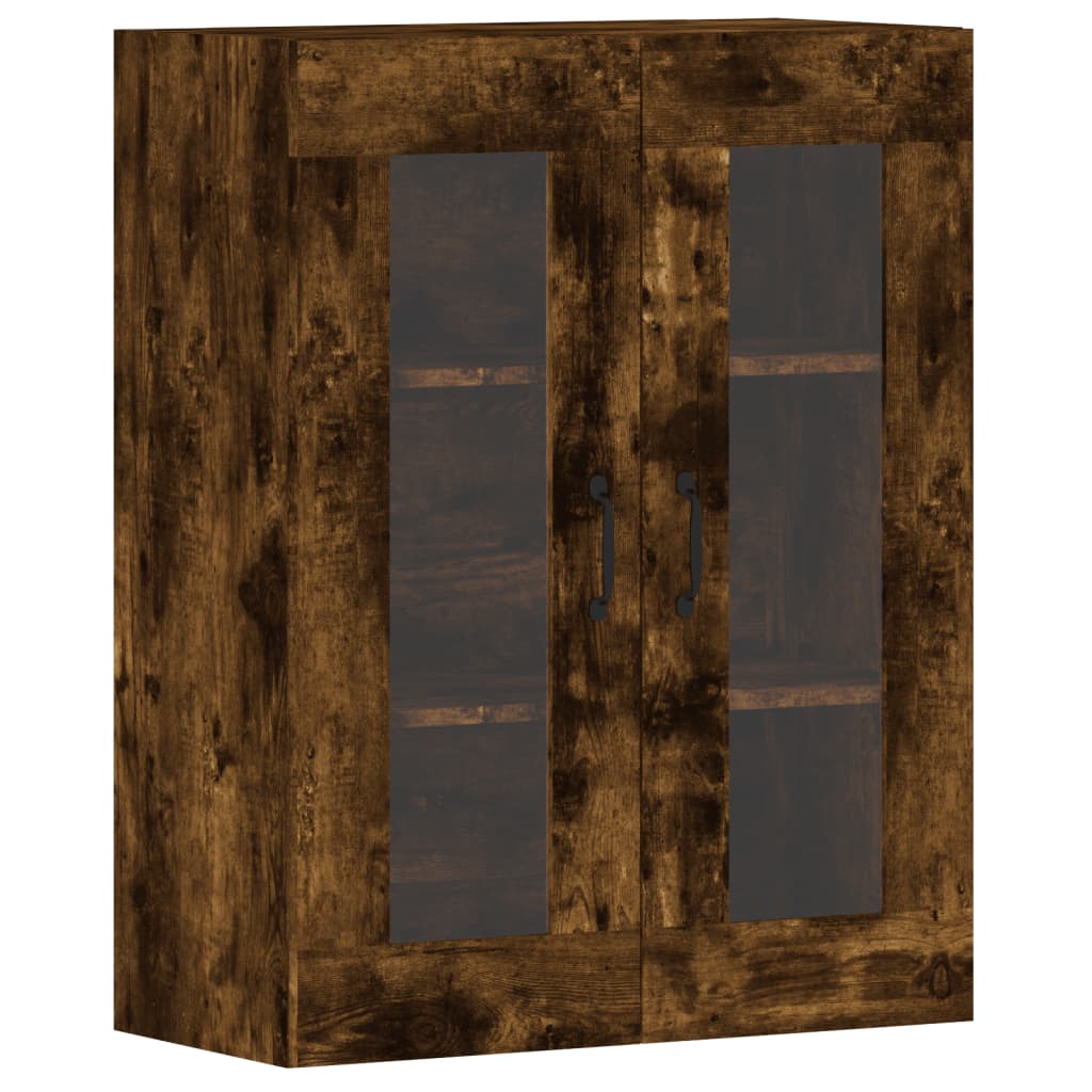 Armoires murales 2 pcs chêne fumé bois d'ingénierie - XIOS